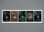Double-Sided Sun Face Necklace