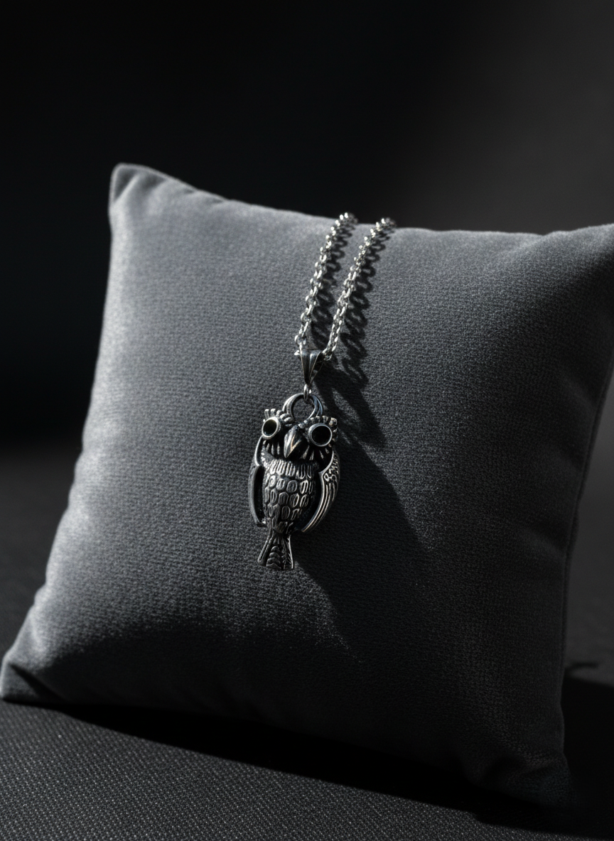 Midnight Owl Pendant
