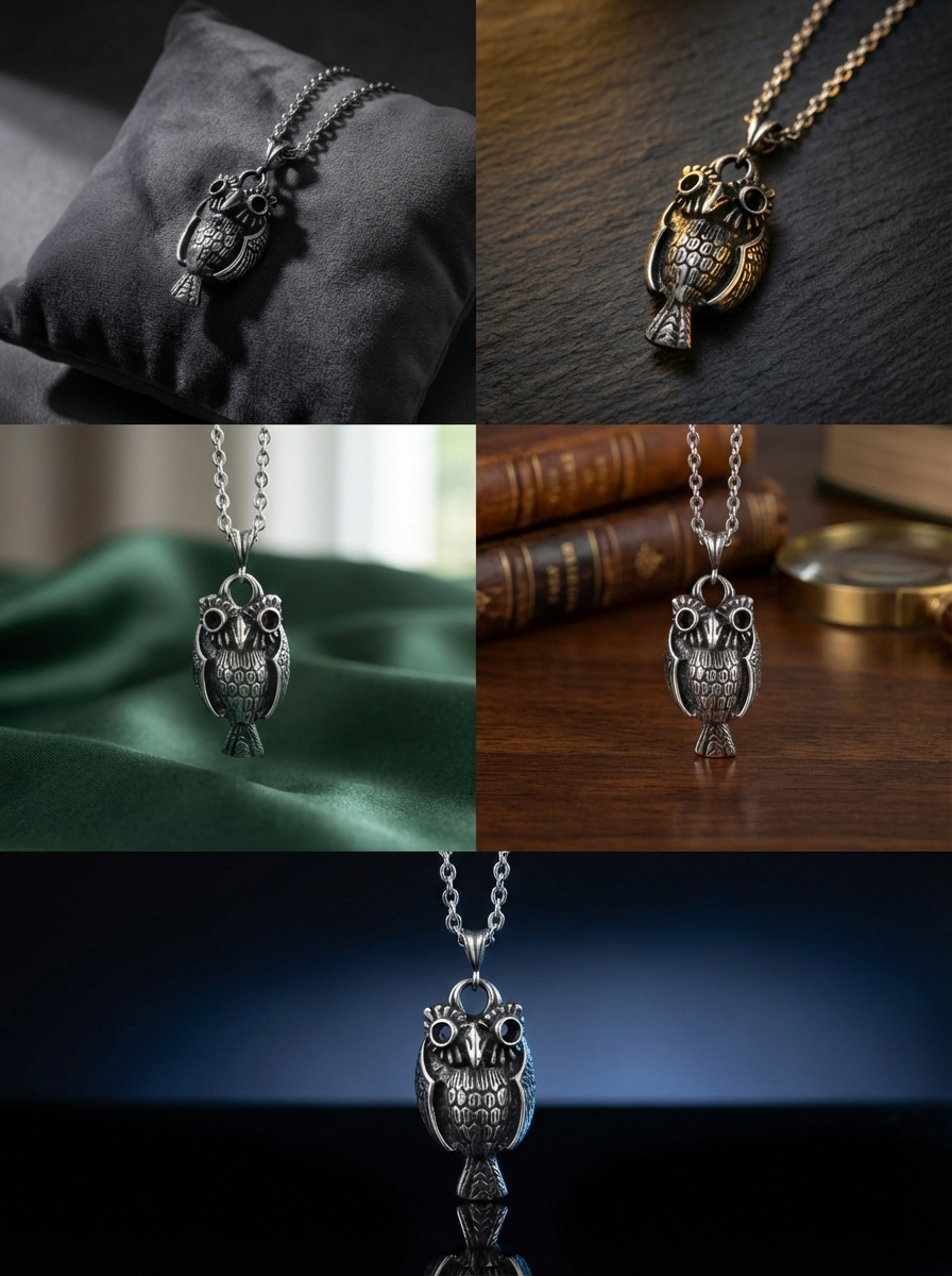 Midnight Owl Pendant