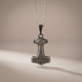 Stormforged Rune Hammer Necklace