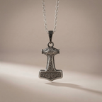 Stormforged Rune Hammer Necklace