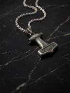 Stormforged Rune Hammer Necklace