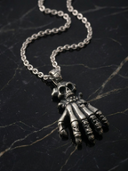 Skeleton Hand Necklace