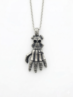Skeleton Hand Necklace